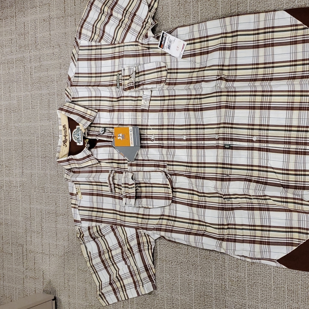 Akademiks Castle Woven Men's button down - XL